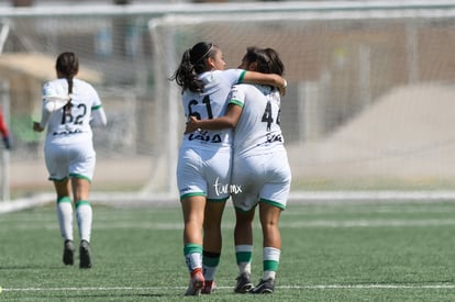 Celebran gol de Paulina Peña | Santos vs Pumas femenil sub 17 cuartos de final