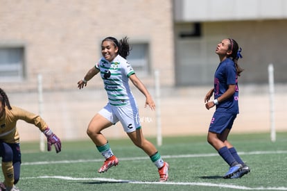 Celebran gol de Celeste Guevara, Celeste Guevara | Santos vs Pumas femenil sub 17 cuartos de final