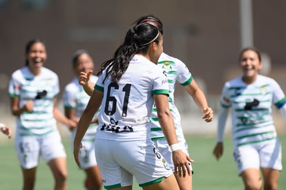 Celebran gol de Celeste Guevara, Celeste Guevara | Santos vs Pumas femenil sub 17 cuartos de final