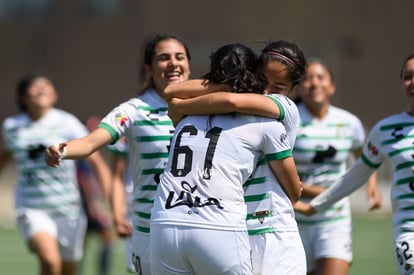 Celebran gol de Celeste Guevara, Celeste Guevara | Santos vs Pumas femenil sub 17 cuartos de final