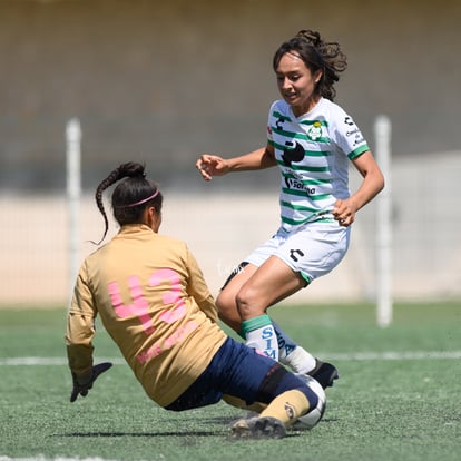 Yessenia Novella, Mar Moya | Santos vs Pumas femenil sub 17 cuartos de final