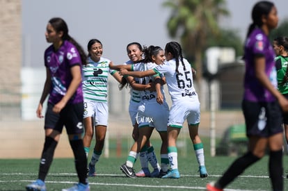 Celebran gol de Paulina, Frida Cussin, Paulina Peña | Santos vs Pachuca femenil sub 17 semifinales