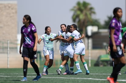 Celebran gol de Paulina, Frida Cussin, Paulina Peña, Lizzy R | Santos vs Pachuca femenil sub 17 semifinales