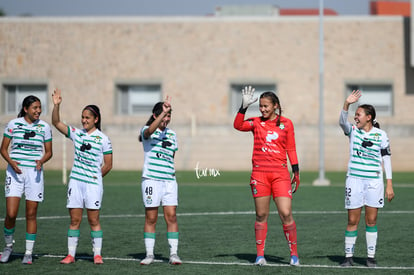 Maika Albéniz, Tania Baca, Aida Cantú, Lizzy Rodríguez, Perl | Santos vs Pachuca femenil sub 17 semifinales