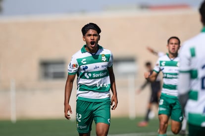 celebración de gol, Luis Vega, Luis Vega | Santos vs Tijuana sub 18 semifinales