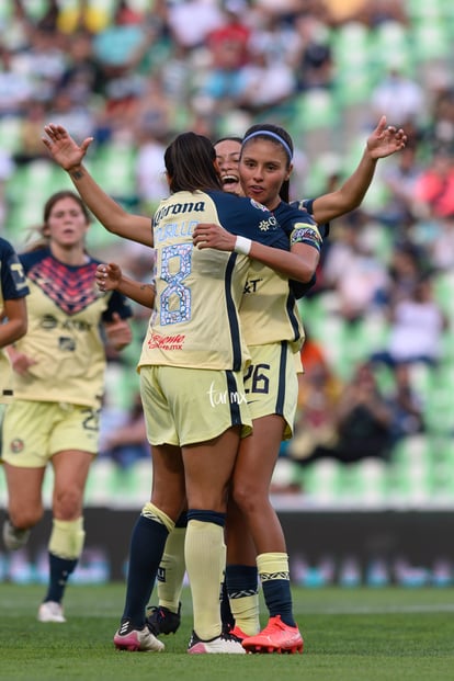 Festejo gol América, Karen Luna, Karen Luna | Santos vs America J9 C2022 Liga MX femenil