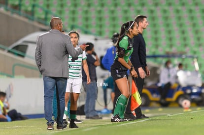 Jorge Campos, Paulina Peña | Santos vs America J9 C2022 Liga MX femenil