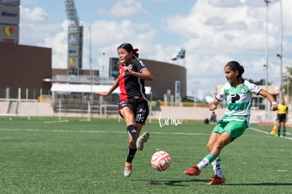 Ashleen Carrillo, Maika Albéniz | Santos Laguna vs Atlas FC femenil J13 A2022 Liga MX