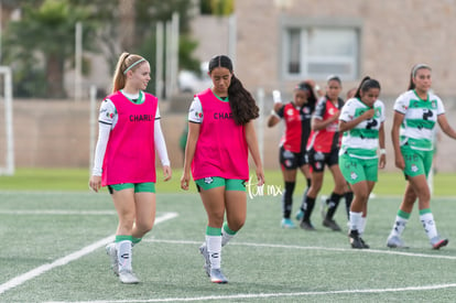 Alexa Ostos, María Carrillo | Santos Laguna vs Atlas FC femenil J13 A2022 Liga MX