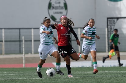 Paulina Peña, Ashley López | Santos vs Atlas J6 C2022 Liga MX