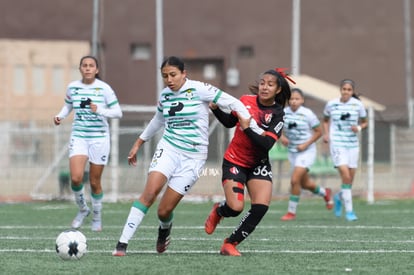 Lizzy Rodríguez, Karla López | Santos vs Atlas J6 C2022 Liga MX