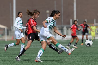 Yessenia Novella,  José  García | Santos vs Atlas J6 C2022 Liga MX