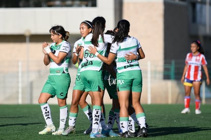 Del gol de Paulina Peña, Yessenia Novella, Celeste Guevara, | Santos Laguna vs Atlético de San Luis femenil sub 18