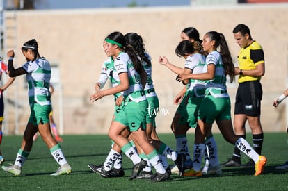 Del gol de Paulina Peña, Tania Baca, Ana Piña, Paulina Peña | Santos Laguna vs Atlético de San Luis femenil sub 18