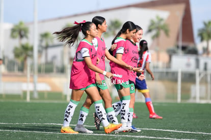 Alexia Valenzuela, Audrey Vélez, Nadia Jiménez, Melany Cazar | Santos Laguna vs Atlético de San Luis femenil sub 18