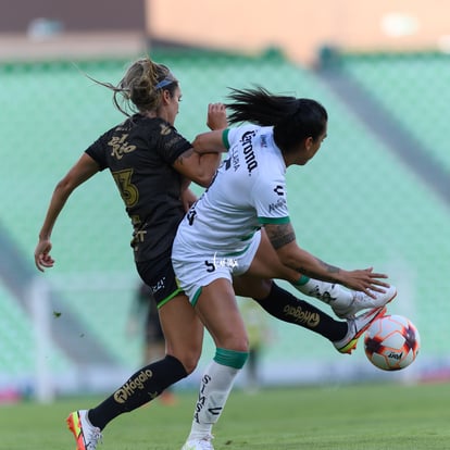 Lucero Lara, Jasmine Casarez | Santos Laguna vs FC Juárez femenil, jornada 16