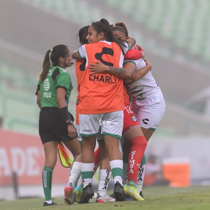 Celebran gol de Alexia, Alexia Villanueva | Santos Laguna vs FC Juárez femenil, jornada 16