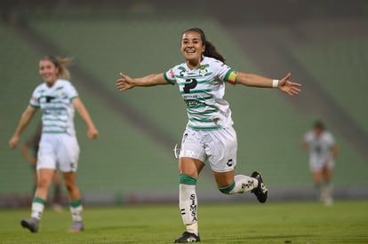 festejo gol de Peraza, Cinthya Peraza | Santos Laguna vs FC Juárez femenil, jornada 16