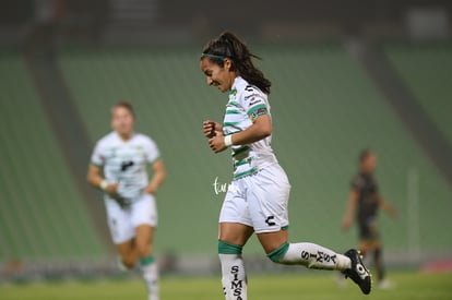 festejo gol de Peraza, Cinthya Peraza | Santos Laguna vs FC Juárez femenil, jornada 16