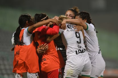 festejo gol de Peraza, Cinthya Peraza | Santos Laguna vs FC Juárez femenil, jornada 16