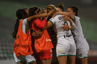 festejo gol de Peraza, Cinthya Peraza | Santos Laguna vs FC Juárez femenil, jornada 16