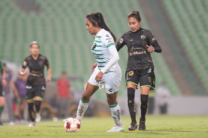 Mariela Jiménez, Karla Zempoalteca | Santos Laguna vs FC Juárez femenil, jornada 16