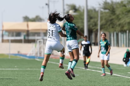 Celeste Guevara, Pamela Sánchez | Santos vs Leon J18 C2022 Liga MX