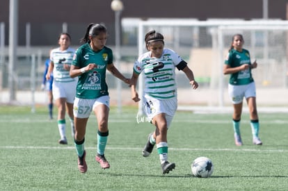 Paulina Peña, Pamela Sánchez | Santos vs Leon J18 C2022 Liga MX