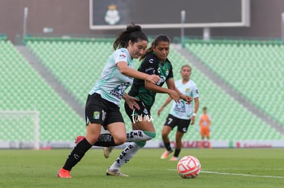 Brenda López, Mayalu Rausch | Santos Laguna vs León femenil J5