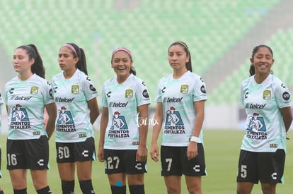 Mayalu Rausch, Sandra Camacho, Brenda Díaz, Madeleine Pasco | Santos Laguna vs León femenil J5