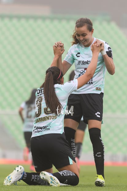 Del gol de Yashira, Yashira Barrientos, Daniela Calderón | Santos Laguna vs León femenil J5