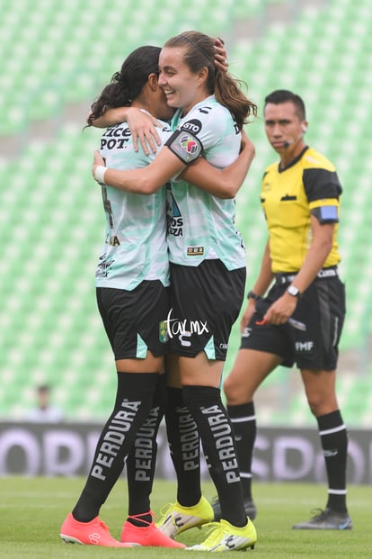 Daniela Calderón, Liliana Sánchez | Santos Laguna vs León femenil J5