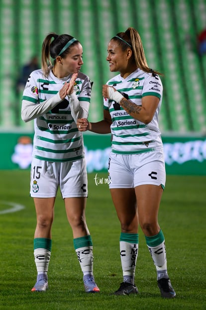 Daniela Delgado, Alexia Villanueva | Santos vs Leon J6 C2022 Liga MX femenil