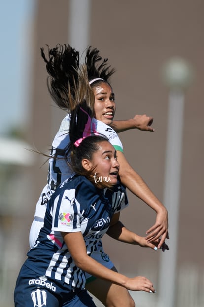 Ailin Serna, Allison Quiroz | Santos vs Monterrey J1 C2022 Liga MX