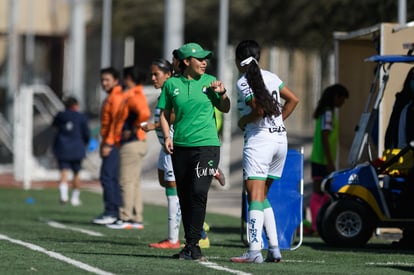 Claudia Rios, DT Santos femenil sub 17 | Santos vs Monterrey J1 C2022 Liga MX