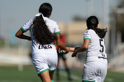 Celebración, gol de Judith Félix, Judith Félix | Santos vs Monterrey J1 C2022 Liga MX