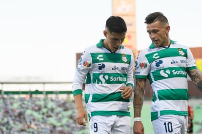 Brian Lozano, Leonardo Suárez | Santos vs Pachuca J12 C2022 Liga MX