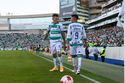 Brian Lozano, Leonardo Suárez | Santos vs Pachuca J12 C2022 Liga MX