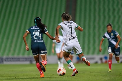 Estela Gómez, Ivonne Najar | Santos vs Puebla J14 A2022 Liga MX femenil