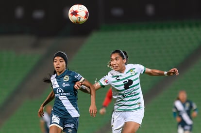 Estela Gómez, Ivonne Najar | Santos vs Puebla J14 A2022 Liga MX femenil