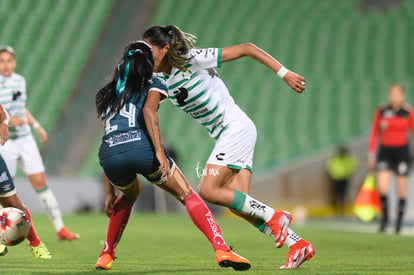 Estela Gómez, Ivonne Najar | Santos vs Puebla J14 A2022 Liga MX femenil