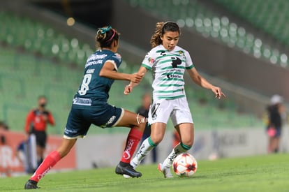 Marianne Martínez, Maria Sainz | Santos vs Puebla J14 A2022 Liga MX femenil