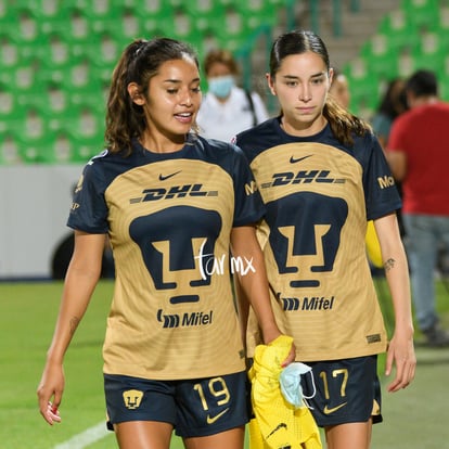 Aerial Chavarin, Yaneisy Rodriguez, Diana Gómez | Santos Laguna vs Pumas UNAM J7 A2022 Liga MX femenil