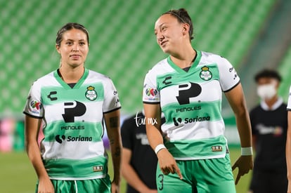 Sheila Pulido, Natalia Miramontes | Santos Laguna vs Pumas UNAM J7 A2022 Liga MX femenil
