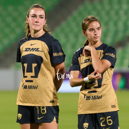 Lucia Rodríguez, Chandra Eigenberger | Santos Laguna vs Pumas UNAM J7 A2022 Liga MX femenil