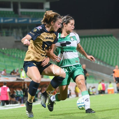 Sheila Pulido, Chandra Eigenberger | Santos Laguna vs Pumas UNAM J7 A2022 Liga MX femenil