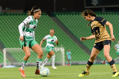 Lia Romero, Deneva Cagigas | Santos Laguna vs Pumas UNAM J7 A2022 Liga MX femenil