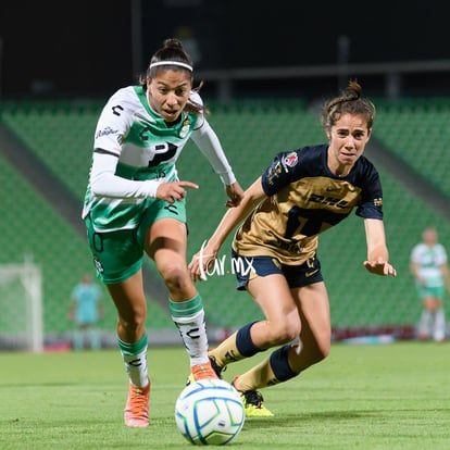 Lia Romero, Deneva Cagigas | Santos Laguna vs Pumas UNAM J7 A2022 Liga MX femenil