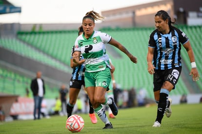 Alexia Villanueva, Alondra Camargo | Santos Laguna vs Querétaro J1 A2022 Liga MX femenil