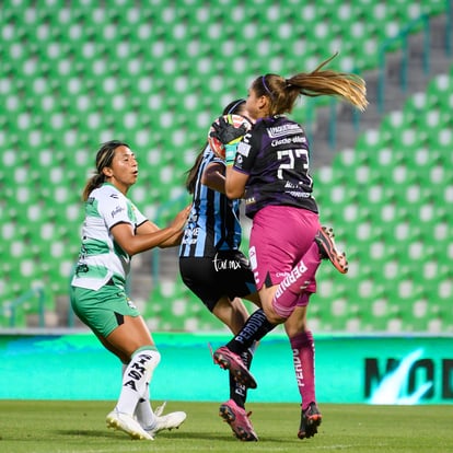 Desarae Félix, Karen Gómez | Santos Laguna vs Querétaro J1 A2022 Liga MX femenil